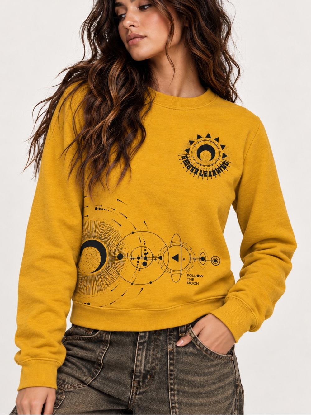 Blind Rooster Celestial Graphic Sweatshirt | S